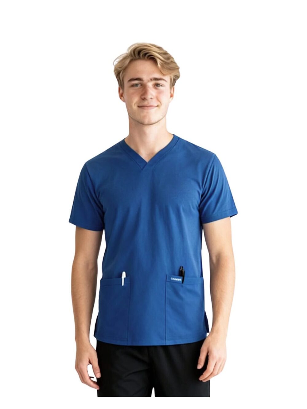 WonderWink Unisex Medical Scrub Top Royal Blue Size Small
